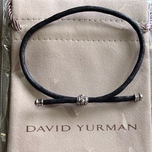 David Yurman Black Cord Bracelet